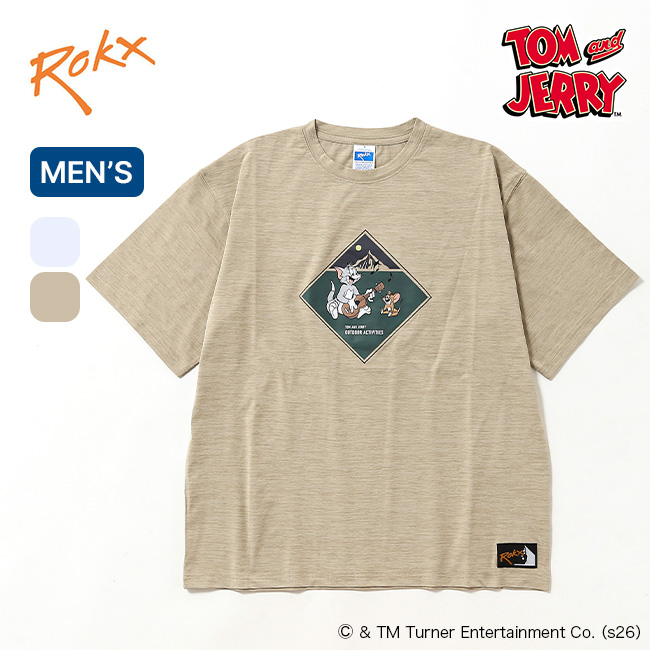 ROKX×Tom&Jerry ロックス×トム&ジェリー プレイイングTEE