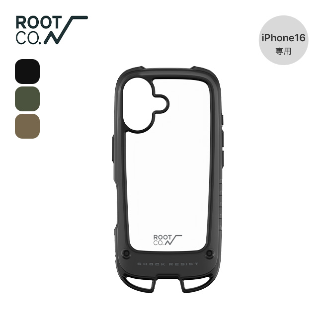 ROOT CO. ルートコー グラビティショックレジストケース +Hold.(iPhone16専用)