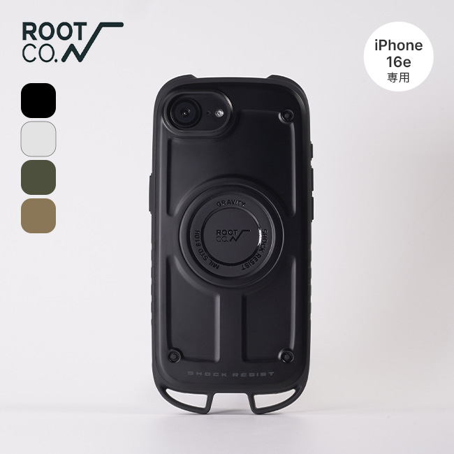 ROOT CO. ルートコー グラビティショックレジストケースラギッド(iPhone 16e専用)