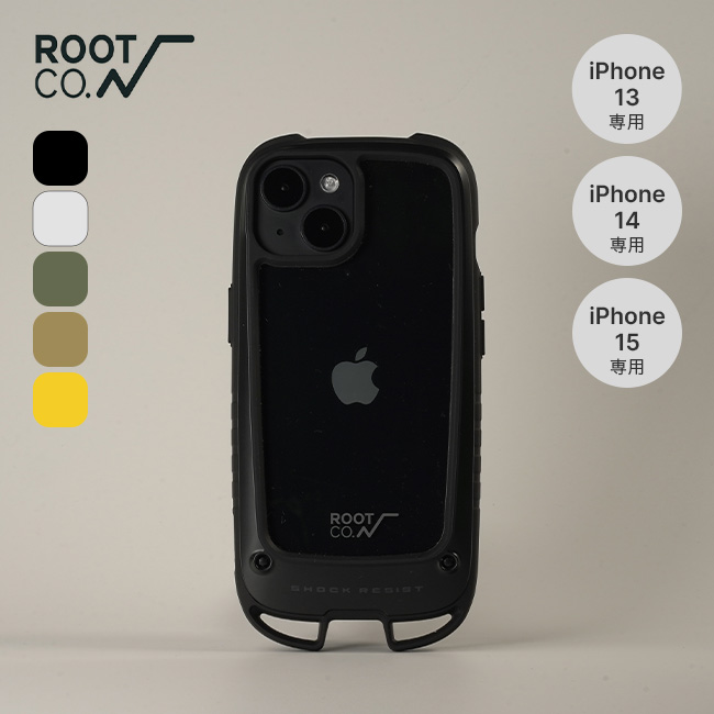 ROOT CO. ルートコー グラビティショックレジストケース+Hold. (iPhone 13/14/15兼用専用)