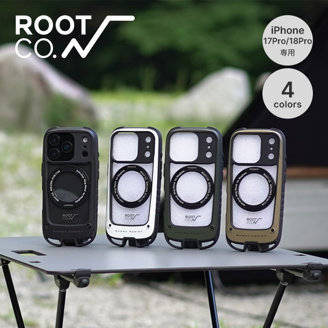 ROOT CO. ルートコー グラビティショックレジストケースHold Plus.(iPhone17Pro/18Pro専用)
