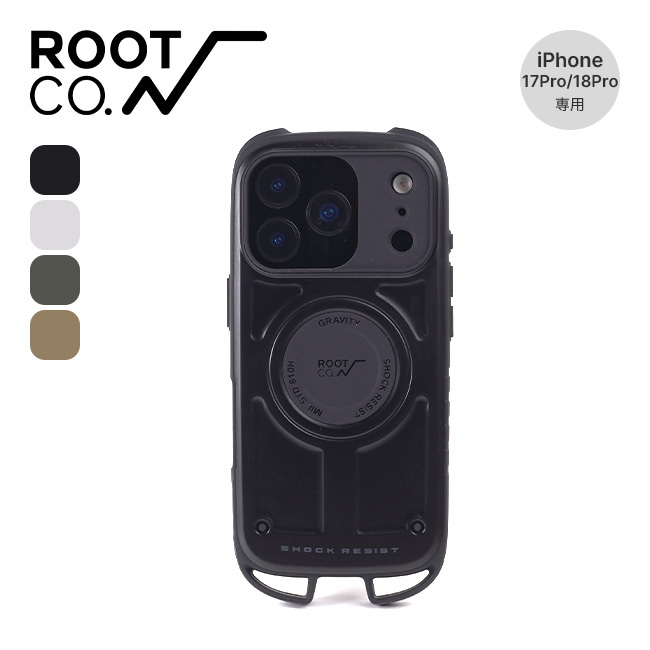 ROOT CO. ルートコー グラビティショックレジストケースラギッド(iPhone17Pro/18Pro専用)