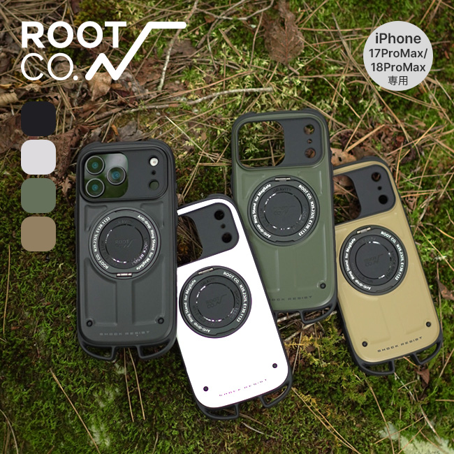 ROOT CO. ルートコー グラビティショックレジストケースラギッドプラス(iPhone17ProMax/18ProMax専用)