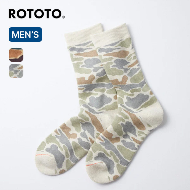 ROTOTO ロトト パイルカモクルーソックス