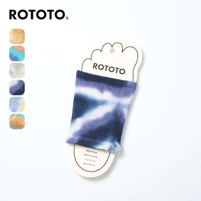 ROTOTO ロトト ロトトフットバンドタイダイ