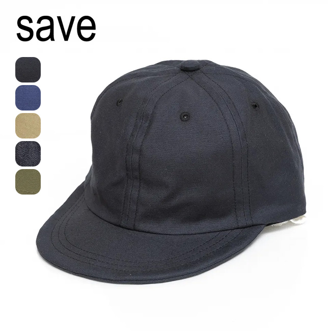 save セーブ エンブロイダリーキャップ [刺繍なし]