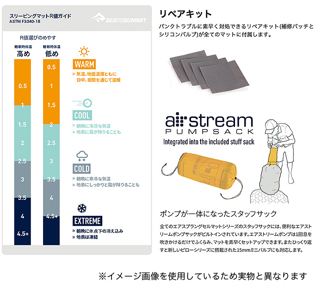 シートゥーサミット イーサーライトXTエクストリームマット ブラックレギュラー使用回数5回