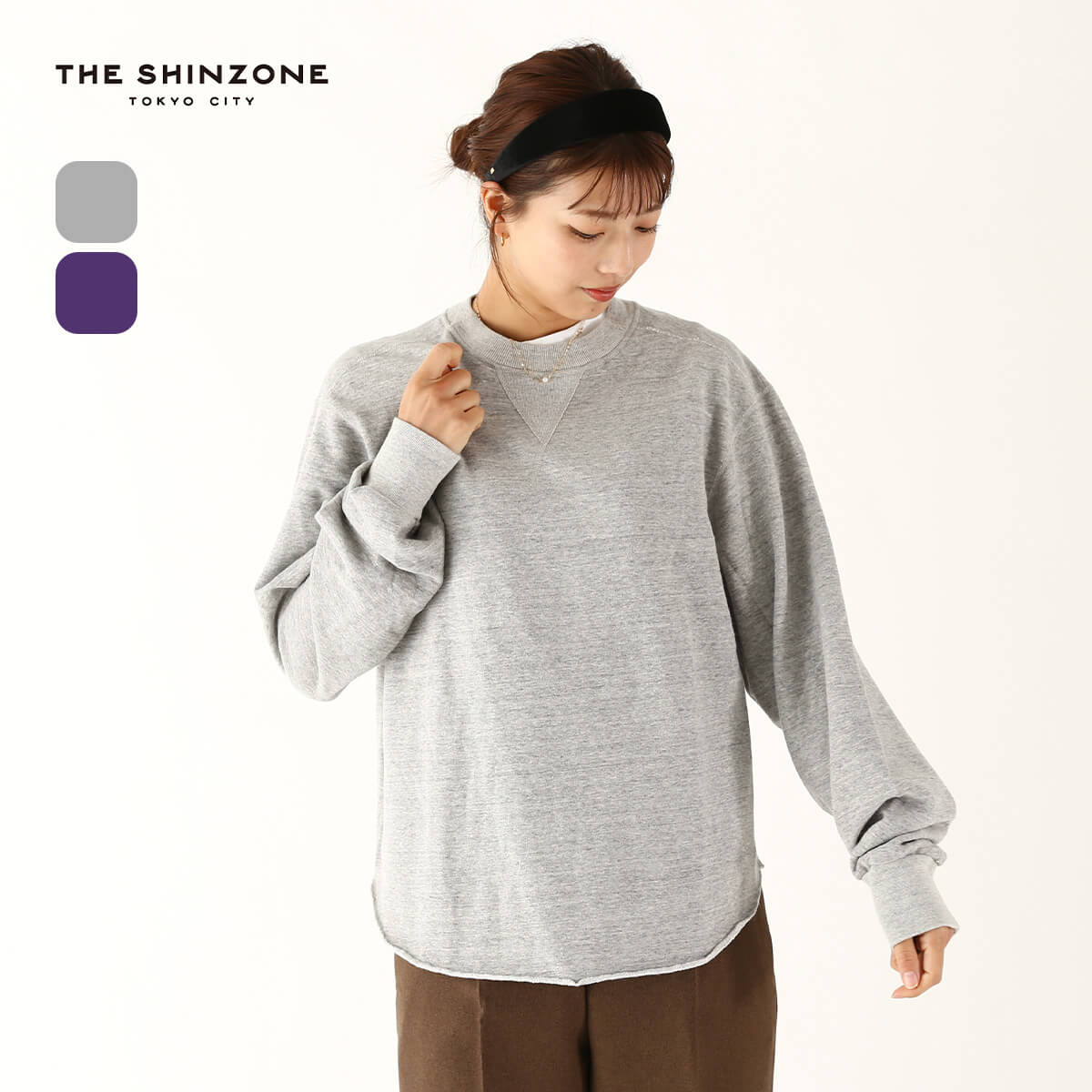 THE SHINZONE ザ シンゾーン Wガゼットプルオーバー
