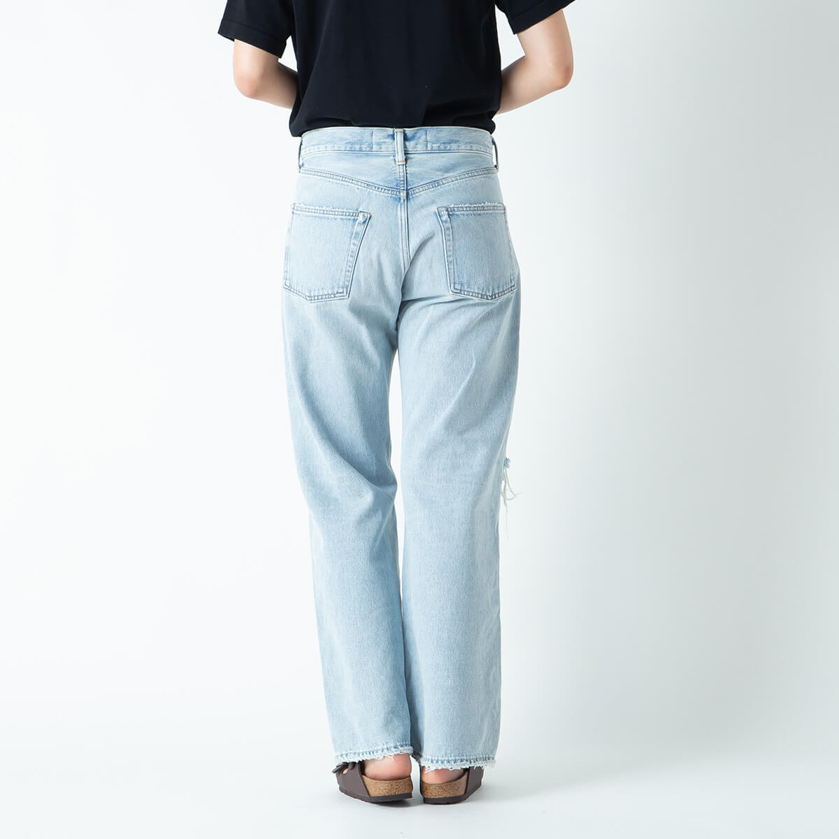 THE SHINZONE ニューヨーカーデニムパンツ　シンゾーン　ジーンズ THE SHINZONE ザ シンゾーン ニューヨーカーデニムパンツ(ダメージド