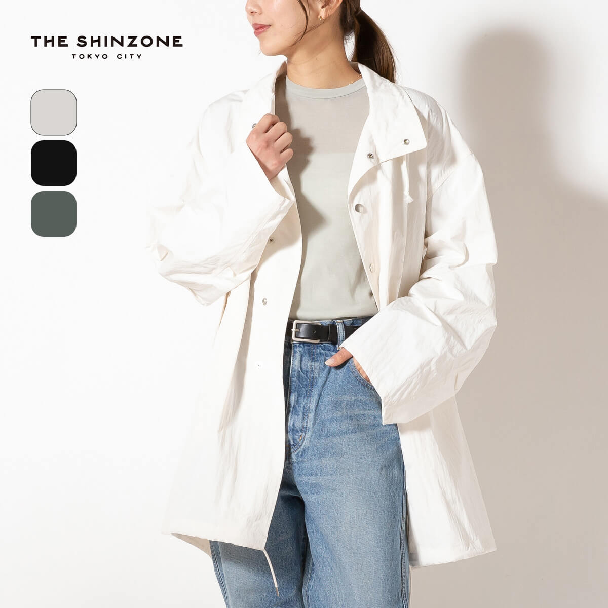 THE SHINZONE ザ シンゾーン ライトモッズコート
