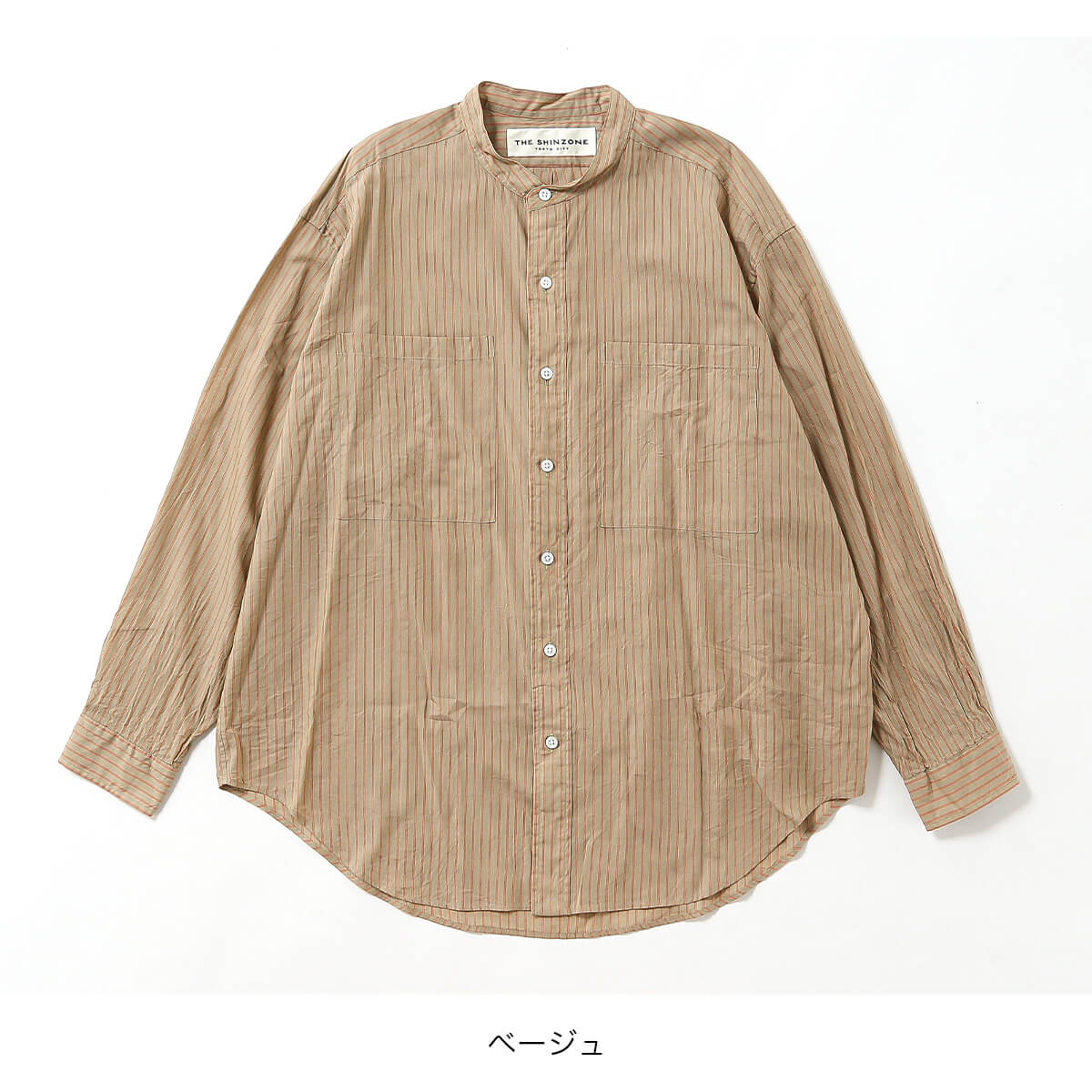 レディース THE SHINZONE 半袖 ダディシャツ F0