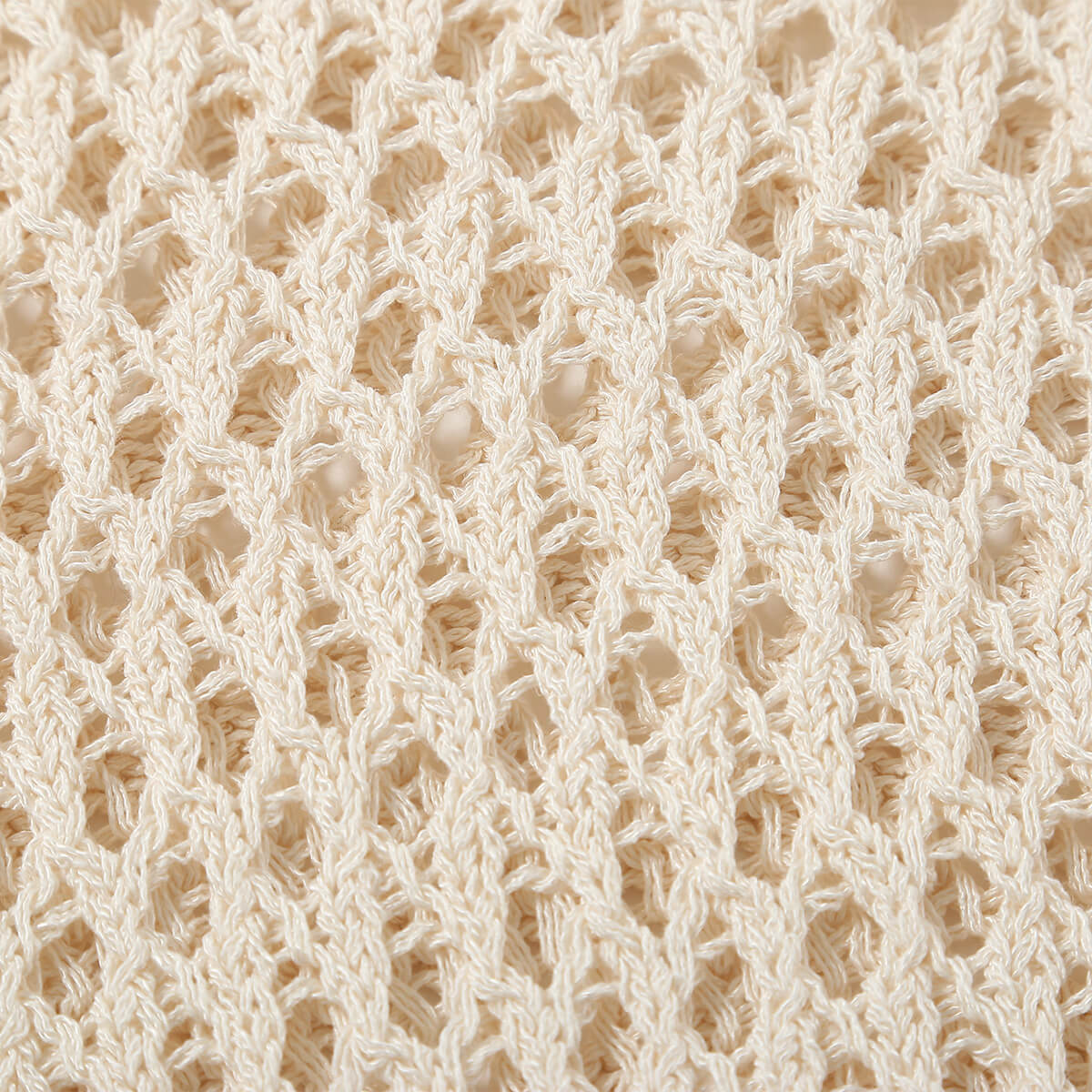 THE SHINZONE ザ シンゾーン オープンワークポロニット(F0 エクリュ