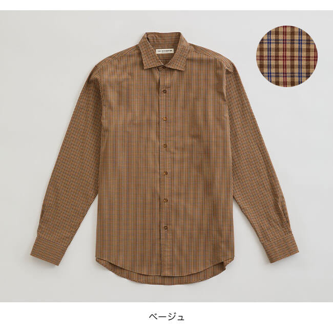 THE SHINZONE ザ シンゾーン ペックチェックドシャツ(F0 ベージュ