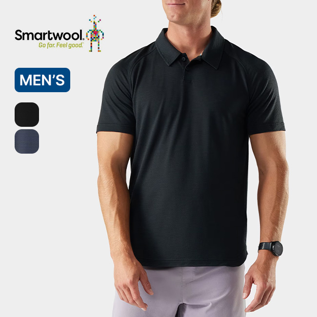 Smartwool スマートウール アクティブメッシュポロ メンズ