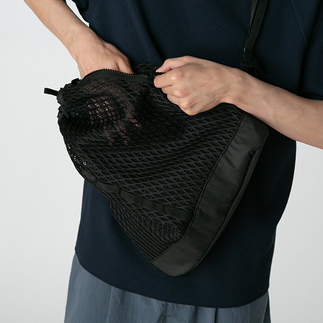 snow peak スノーピーク ダブルフェイスメッシュショルダーバッグ