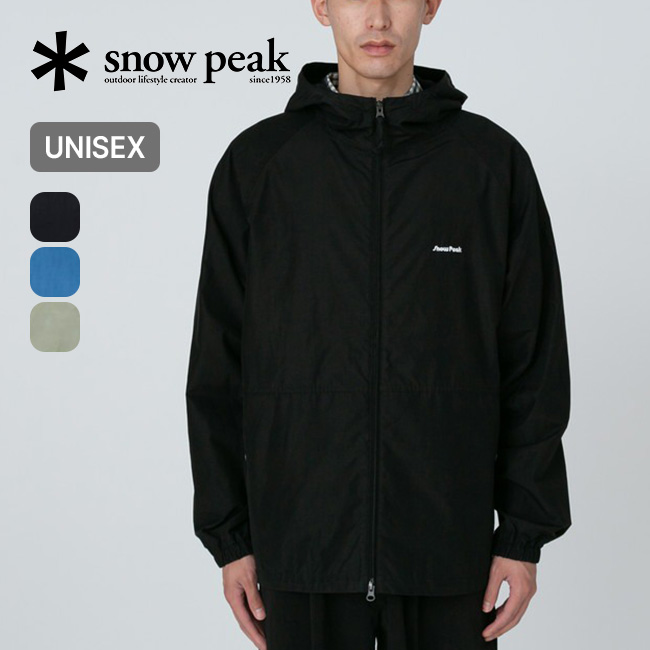 snow peak スノーピーク ライトマウンテンクロスジップアップパーカー 