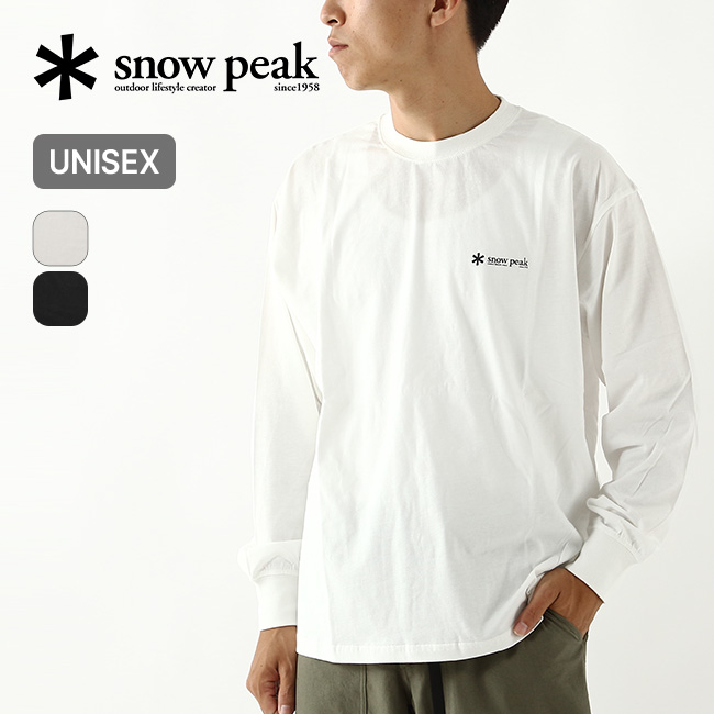 snow peak スノーピーク ソフトコットンリラックスドロゴL/S Tシャツ