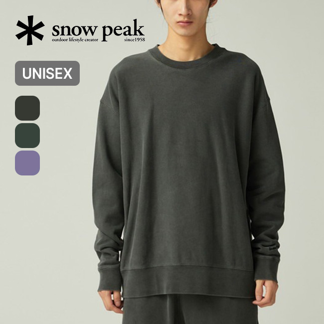 snow peak スノーピーク ガーメントダイドプルオーバー