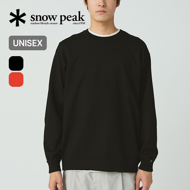 snow peak スノーピーク ウォッシャブルウールクルーネックニット