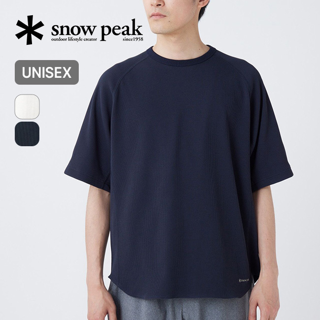 snow peak スノーピーク ドライワッフルTシャツ