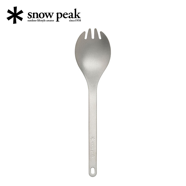 snow peak スノーピーク リサイクルチタン先割れスプーン