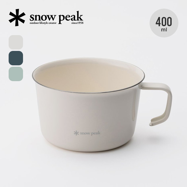 snow peak スノーピーク ホーローワイドマグ400