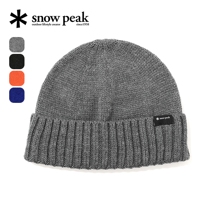 snow peak スノーピーク ニュースタンダードニットキャップ