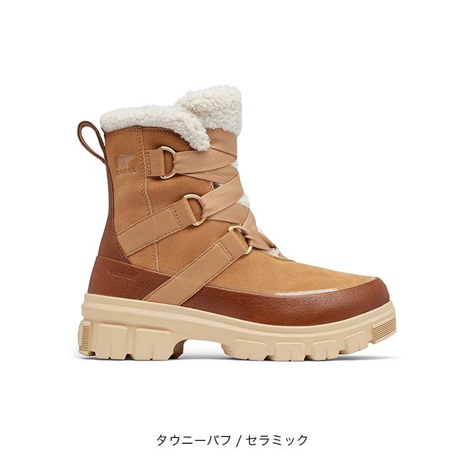 SOREL ソレル ティボリ5 リゾートWP(6.5(23.5cm) ブラック／チョーク