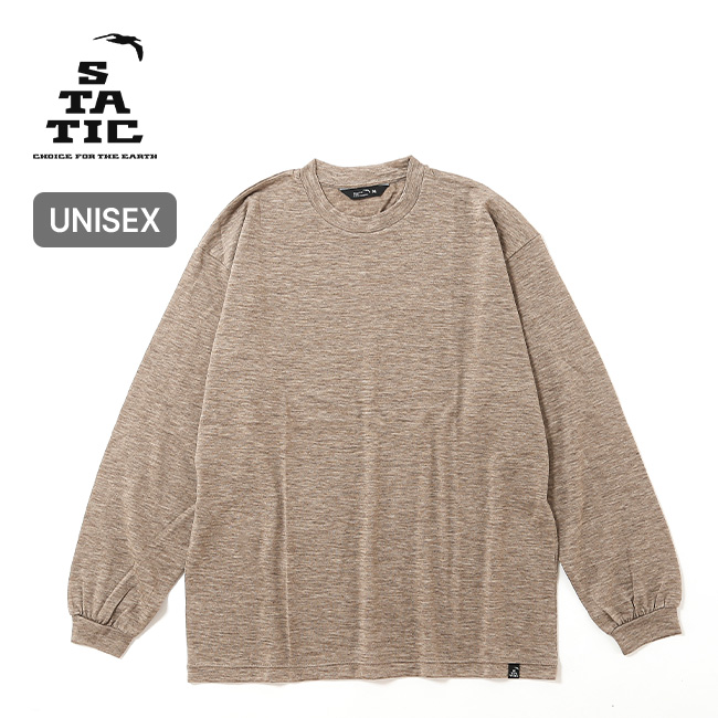 STATIC スタティック ヤクL/Sシャツ