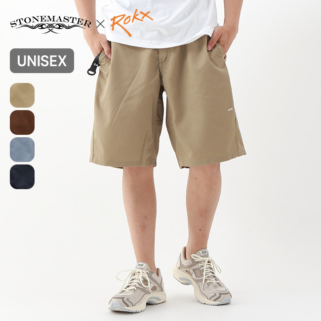 STONEMASTER×ROKX ストーンマスター×ロックス クライミングショートT/Cツイル