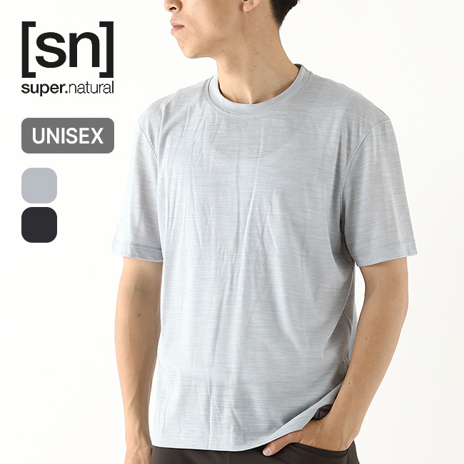 super.natural スーパーナチュラル JP140エブリデイ ショートスリーブTシャツ ユニセックス
