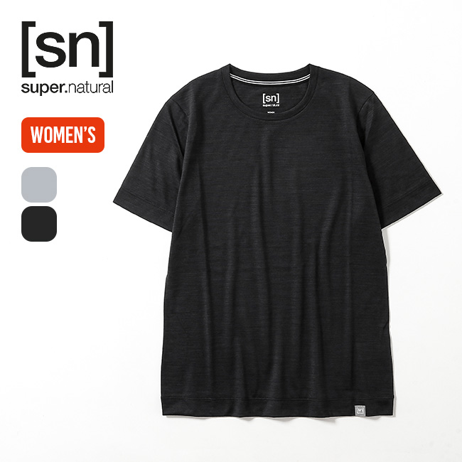 super.natural スーパーナチュラル JP140プレーンボディショートスリーブTシャツ【ウィメンズ】