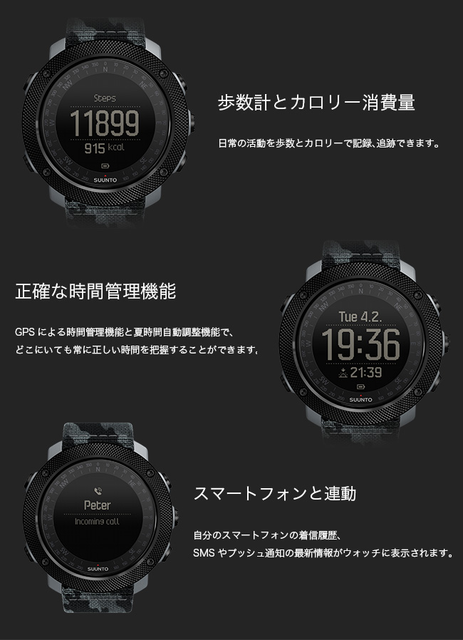 Suunto スント トラバース アルファ Outdoor Style サンデーマウンテン