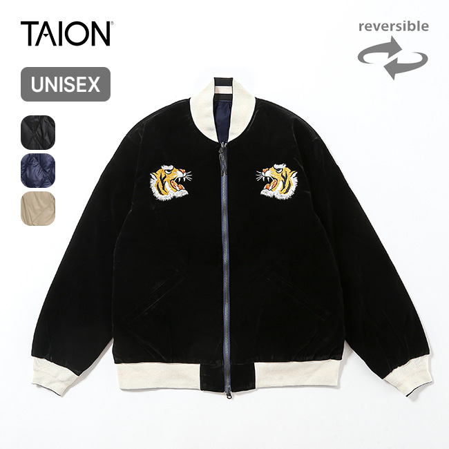 TAION タイオン ジャパンスペシャルリバーシブルスカジャンダウンジャケット