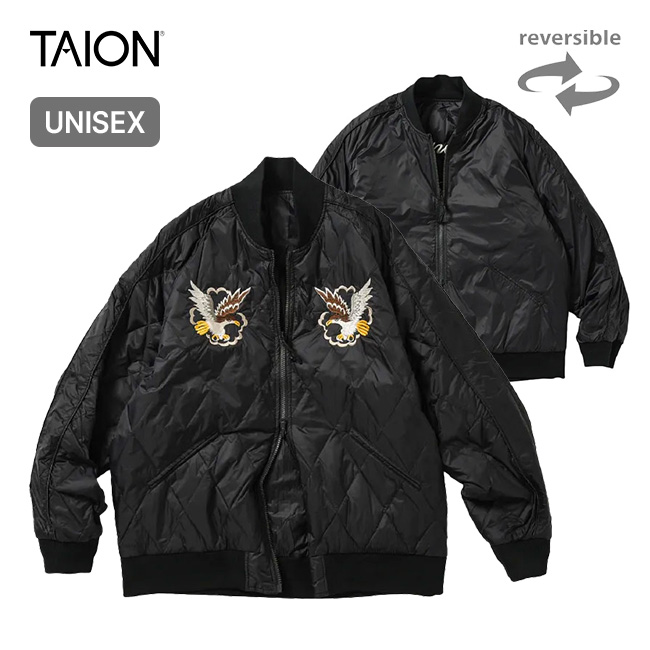 TAION タイオン ジャパンスペシャルリバーシブルスカジャンダウンジャケット