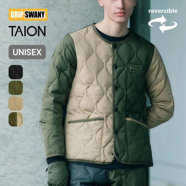 GRIP SWANY×TAION グリップスワニー×タイオン リバーシブルダウンジャケット