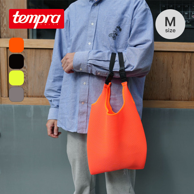 tenpura！オレンジMサイズ tempra cycle テンプラサイクル トゥートート WR M(ネオンオレンジ