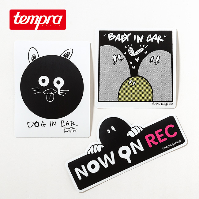 tempra cycle テンプラサイクル カーステッカー(神山 隆二)