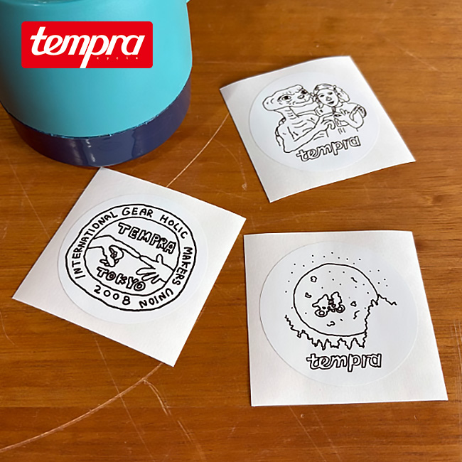 tempra cycle×RUI NAKAMURA テンプラサイクル×ルイナカムラ ロゴステッカーセット