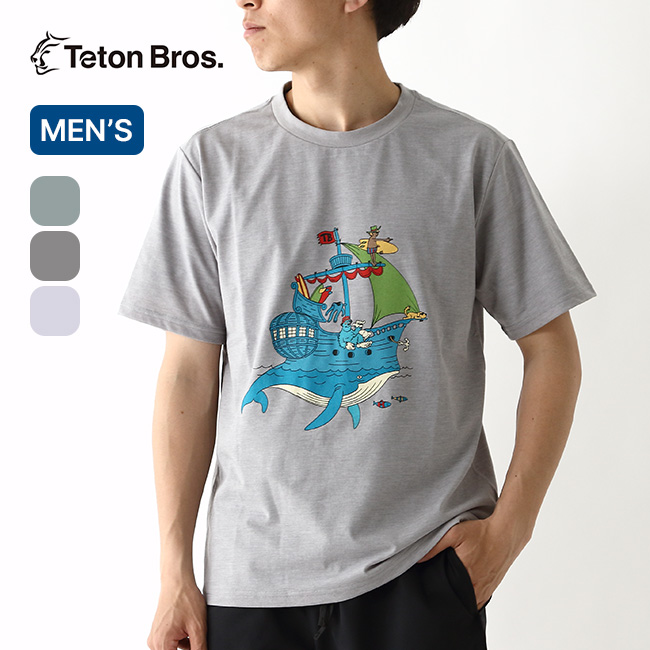 Teton Bros. ティートンブロス ホエールシップTee メンズ