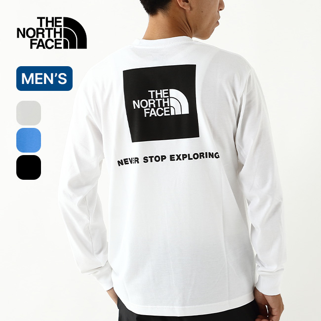 THE NORTH FACE ノースフェイス L/SバックスクエアロゴTee メンズ