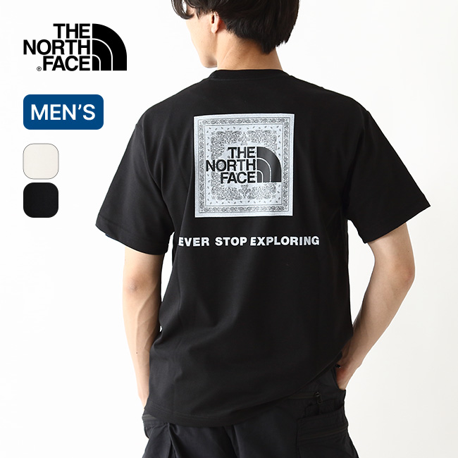 THE NORTH FACE ノースフェイス S/SバンダナスクエアロゴTee メンズ
