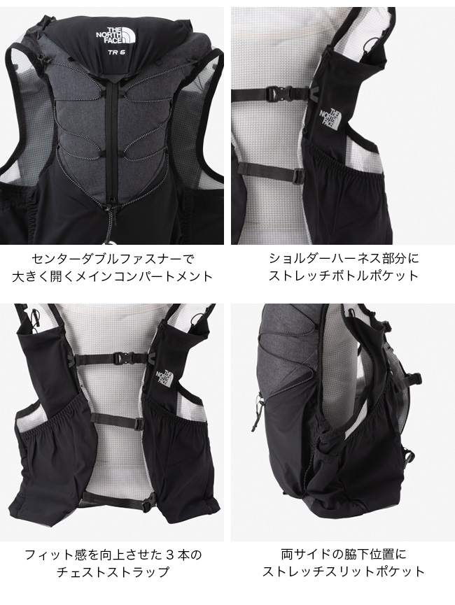 THE NORTH FACE ノースフェイス TR6(M ブラック): SUNDAY