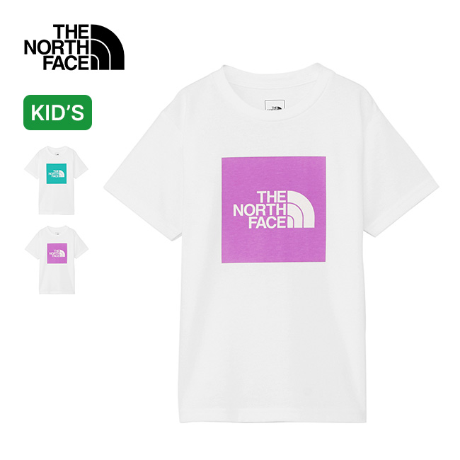 THE NORTH FACE ノースフェイス カラードスクエアロゴTee【キッズ】