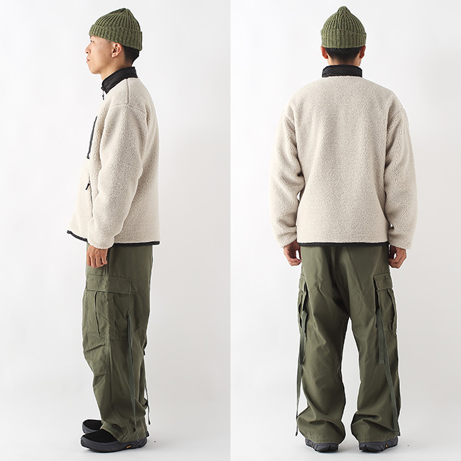 ノースフェイス リバーシブル エクストリーム パイル ジャケット オートミール THE NORTH FACE - リバーシブルエクストリームパイルジャケット