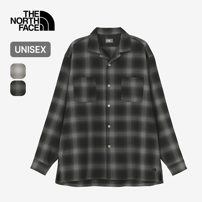 THE NORTH FACE ノースフェイス L/Sウーリーチェックシャツ ユニ