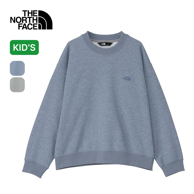 THE NORTH FACE ノースフェイス グリズスウェットロゴクルー【キッズ】