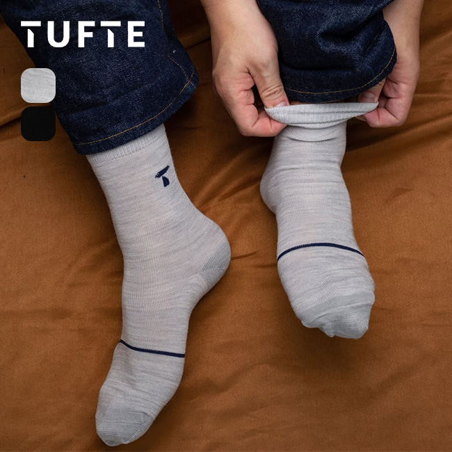 TUFTE トゥフテ メリノライトクルーソックス