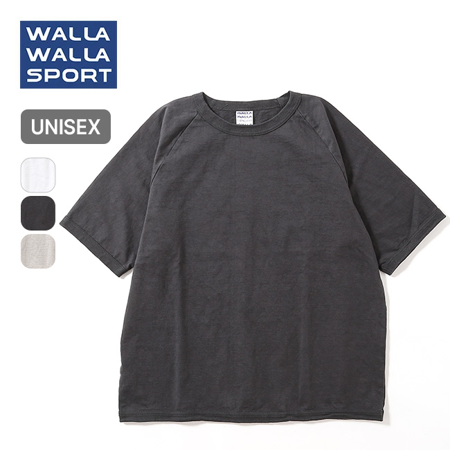 WALLA WALLA SPORT ワラワラスポーツ S/SラグランリブルーズTEE