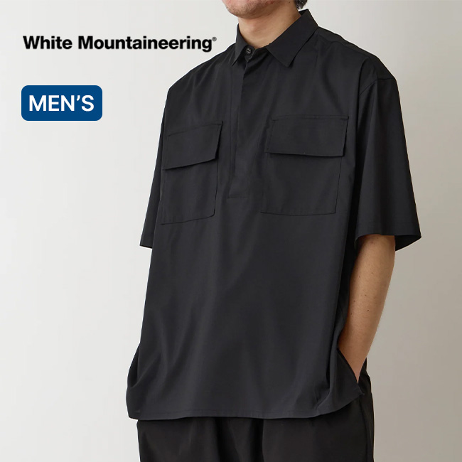 White Mountaineering ホワイトマウンテニアリング ハーフスリーブプルオーバーシャツ